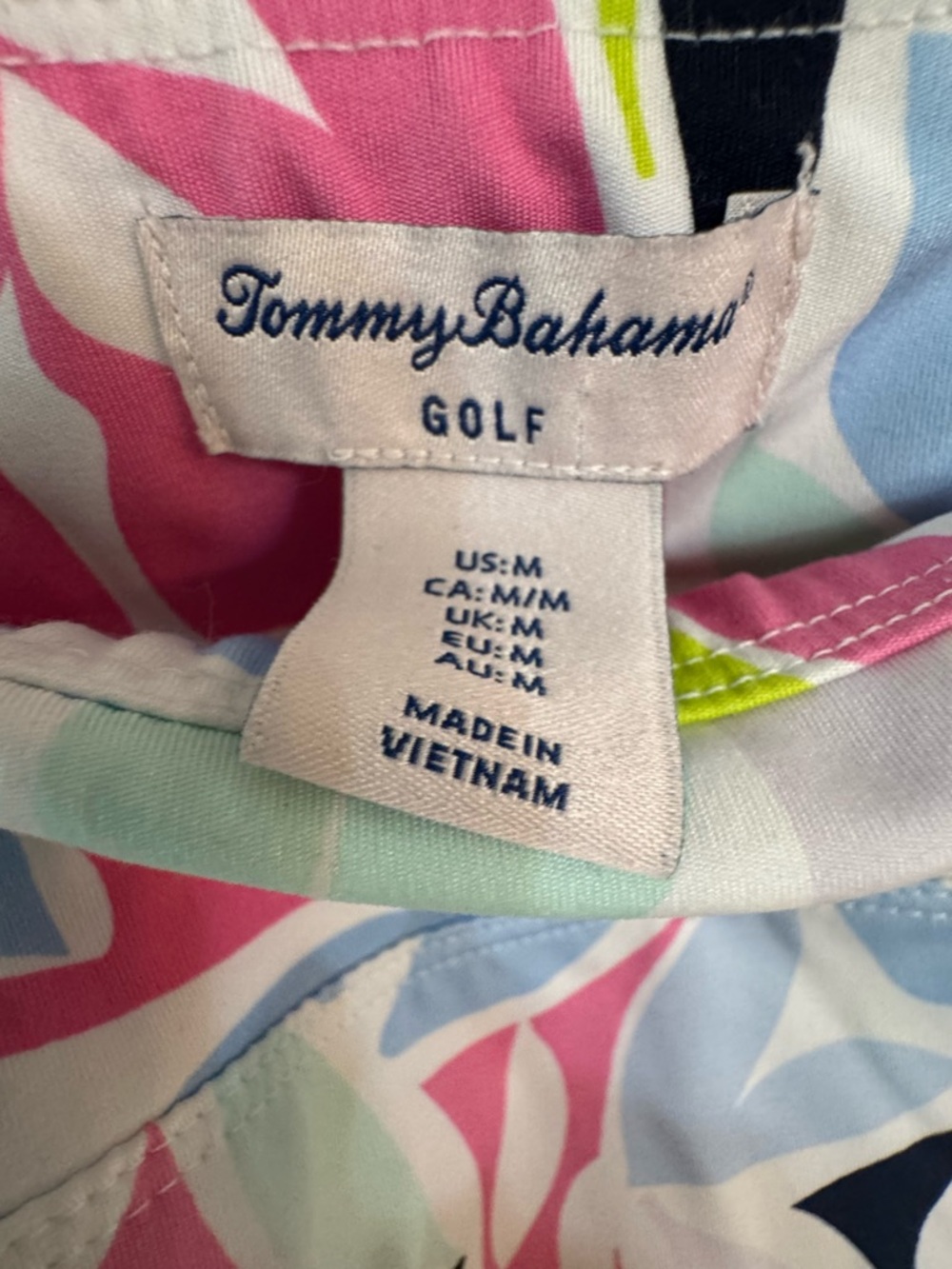 Tommy Bahama Multicolor Leaf-Print A-Line Golf Skort - Picture 3 of 3